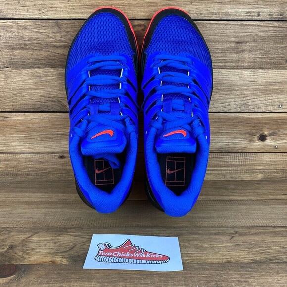 Nike Air Zoom Prestige HC Blue Red Black Tennis Shoes Mens 6.5Y, W 8 AA8020-402 main image 7